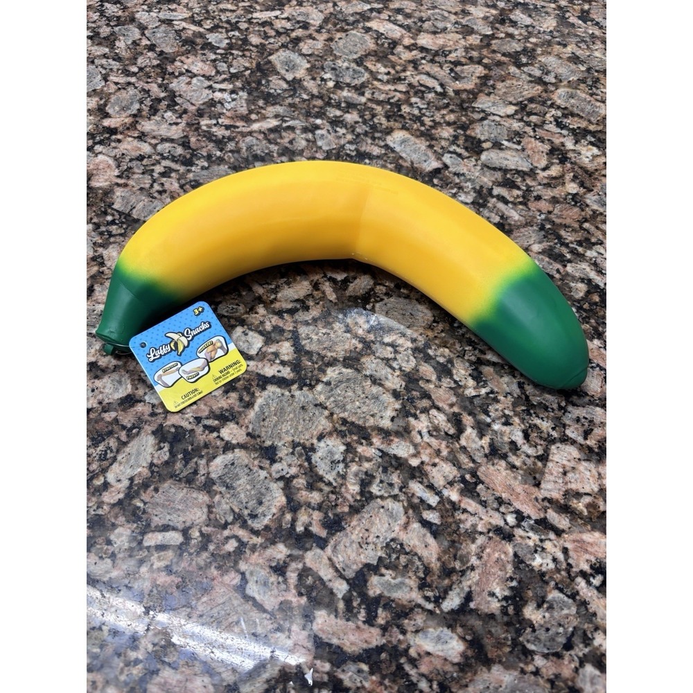 Laffy Snacks Giant Squishy Squeezy 17" Banana TikTok Viral Rare New